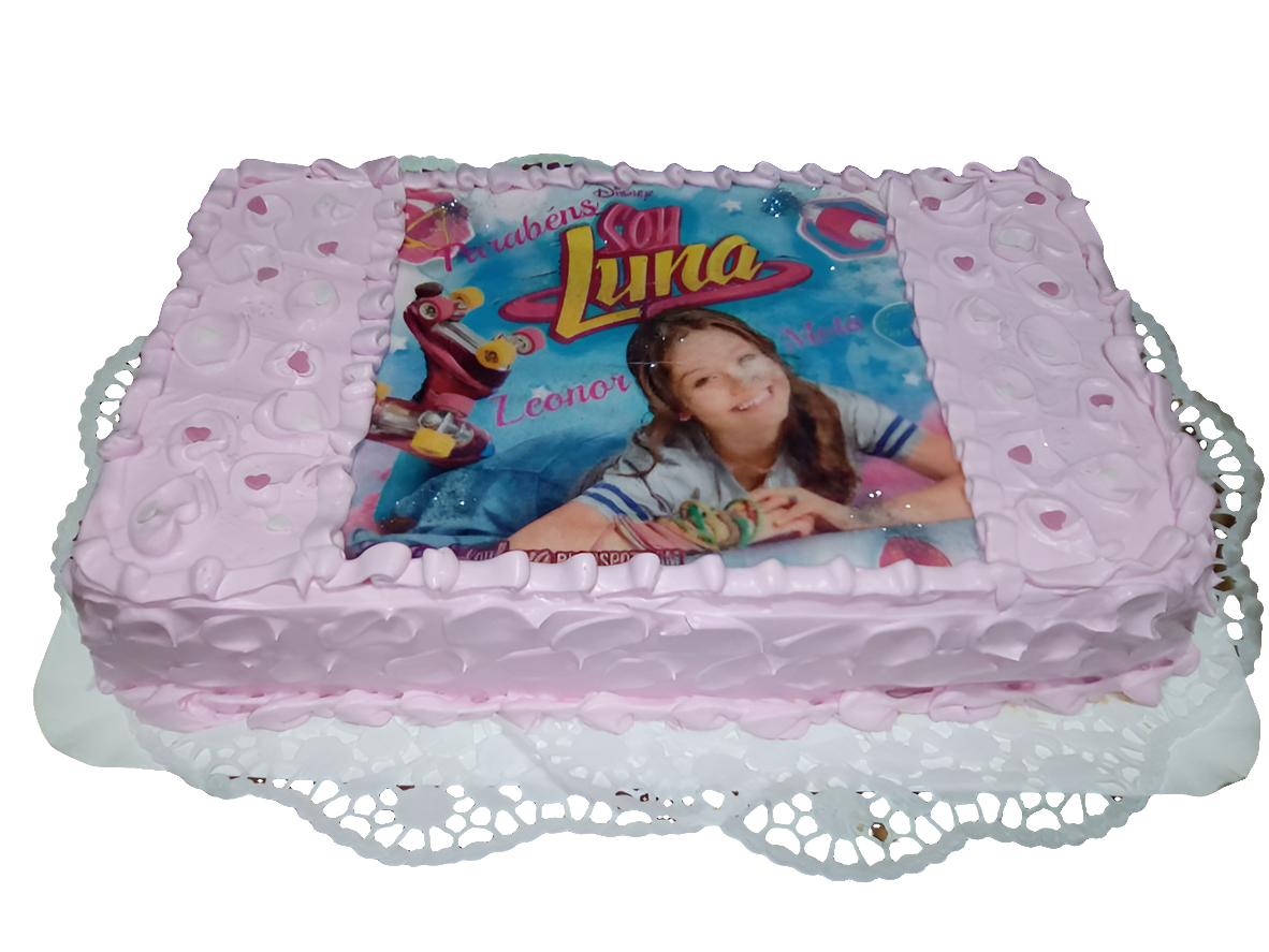Bolo retangular com hóstia infantil