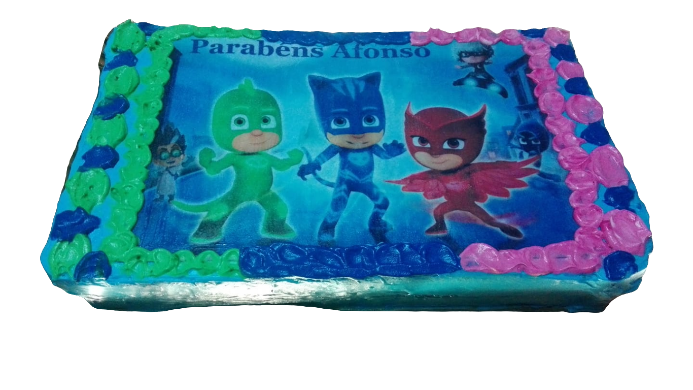 Bolo retangular com hóstia infantil
