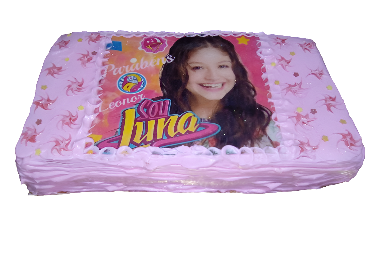 Bolo retangular com hóstia infantil
